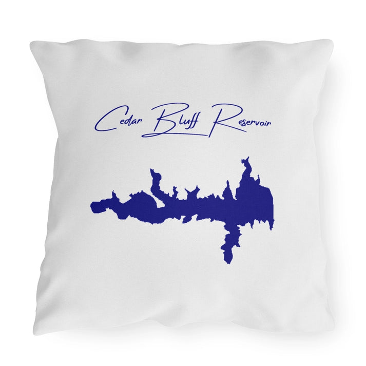 Kansas  Cedar  Bluff  Reservoir  Outdoor  Pillow  front  position  view  from  front  20  x  20.webp