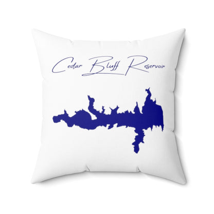 Kansas  Cedar  Bluff  Reservoir  Pillow  front  position  view  from  back  20  x  20.webp