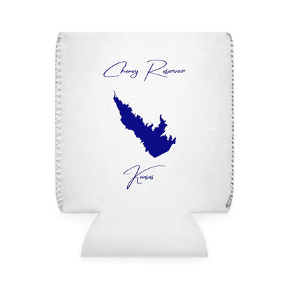 Kansas  Cheney  Reservoir  Can  Koozie  front  position  view  from  front-1  white.webp