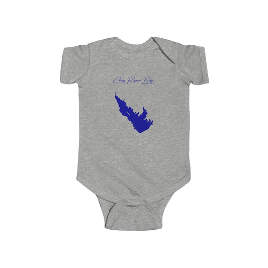 Kansas  Cheney  Reservoir  Onesie  front  position  view  from  front  heather.webp