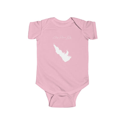 Kansas  Cheney  Reservoir  Onesie  front  position  view  from  front  pink.webp