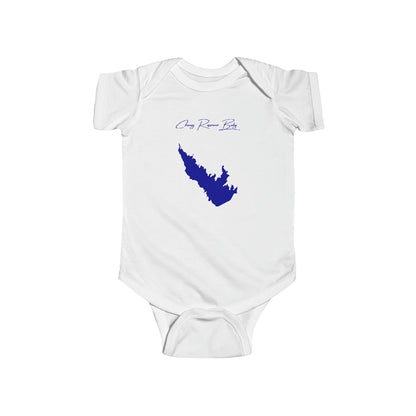 Kansas  Cheney  Reservoir  Onesie  front  position  view  from  front  white.webp