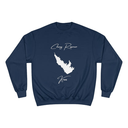 Kansas  Cheney  Reservoir  Sweatshirt  front  position  view  from  front  navy.webp