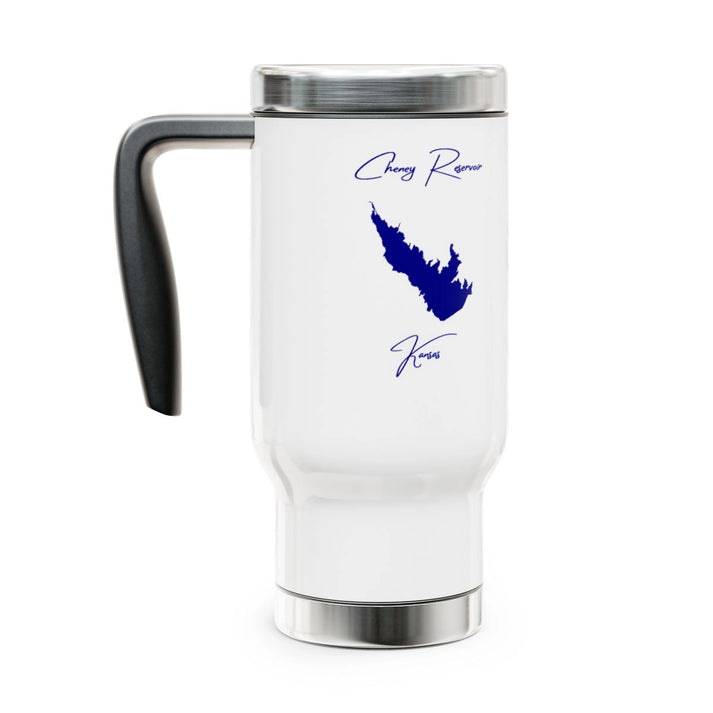 Kansas  Cheney  Reservoir  Travel  Mug  other  position  view  from  left  14oz.webp