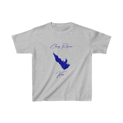 Kansas  Cheney  Reservoir  Youth  T-shirt  front  position  view  from  front  sport  grey.webp