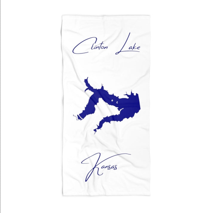 Kansas  Clinton  Lake  Beach  Towel  front  position  view  from  front  36  x  72.webp