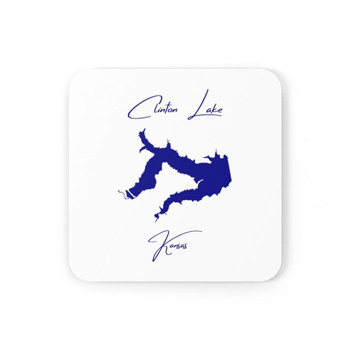 Kansas  Clinton  Lake  Coaster  Set  front  position  view  from  front  3.75  x  3.75.webp