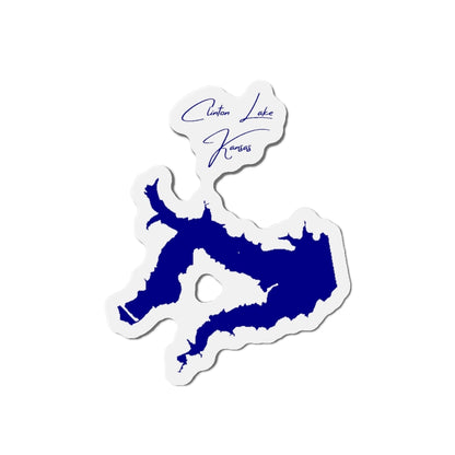 Kansas  Clinton  Lake  Die  Cut  Magnet  front  position  view  from  front  4  x  4.webp