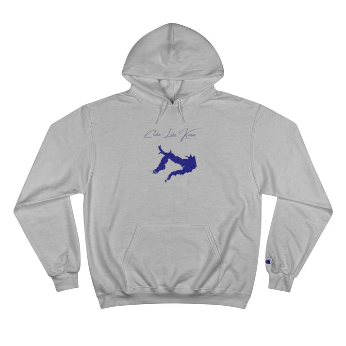 Kansas  Clinton  Lake  Hoodie  front  position  view  from  front  light  steel.webp