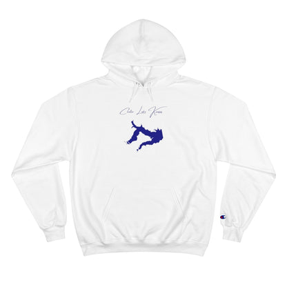 Kansas  Clinton  Lake  Hoodie  front  position  view  from  front  white.webp