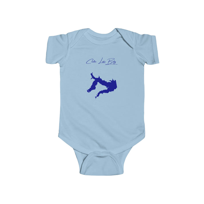 Kansas  Clinton  Lake  Onesie  front  position  view  from  front  light  blue.webp