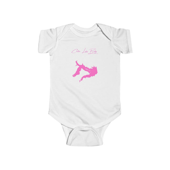 Kansas  Clinton  Lake  Onesie  front  position  view  from  front  white.webp