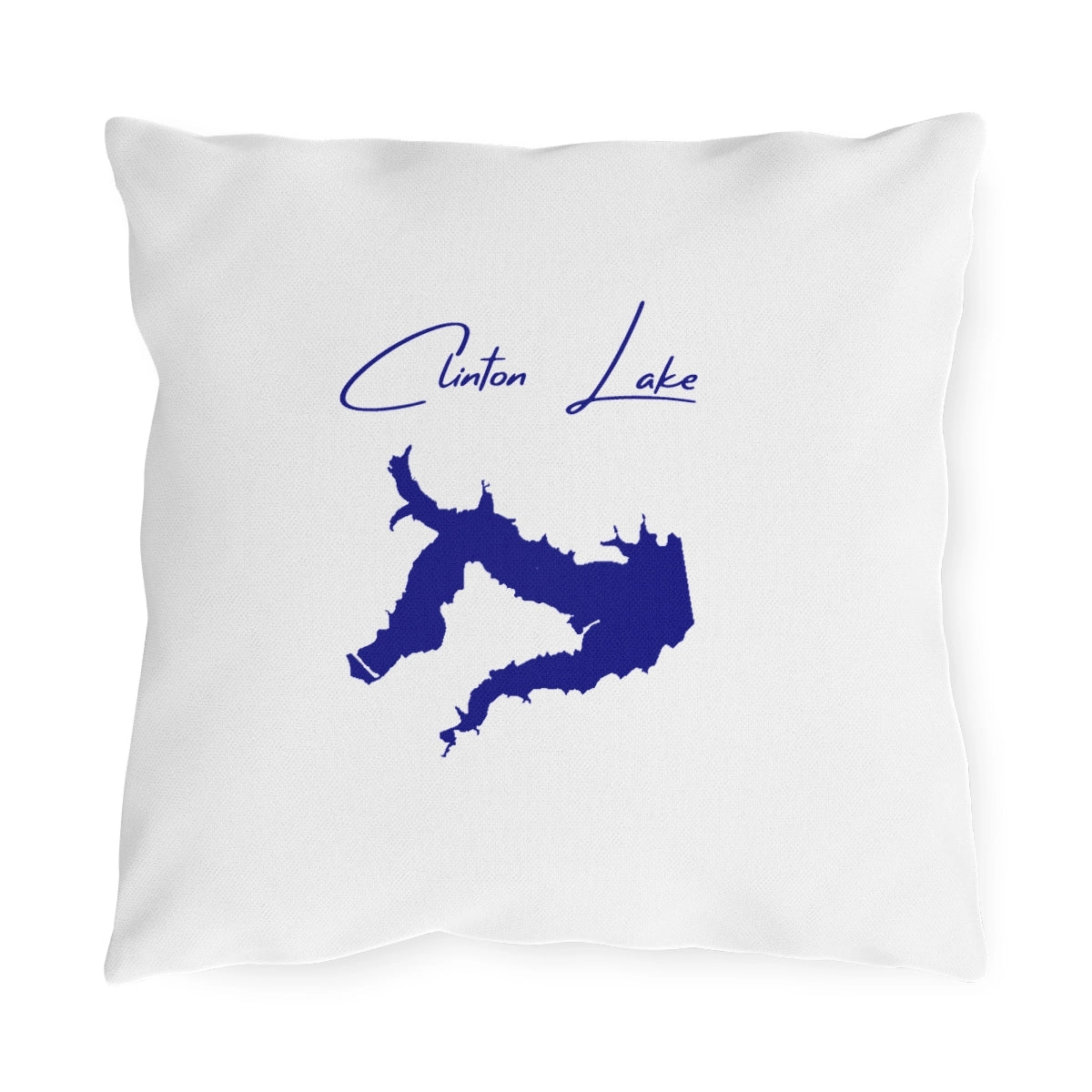 Kansas  Clinton  Lake  Outdoor  Pillow  front  position  view  from  front  16  x  16.webp