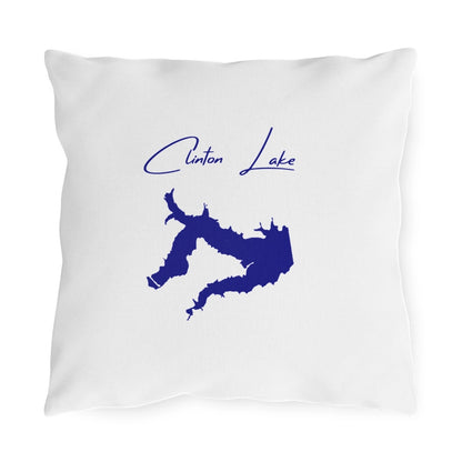 Kansas  Clinton  Lake  Outdoor  Pillow  front  position  view  from  front  16  x  16.webp