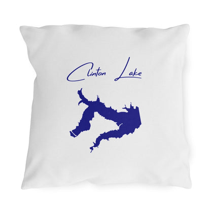 Kansas  Clinton  Lake  Outdoor  Pillow  front  position  view  from  front  18  x  18.webp
