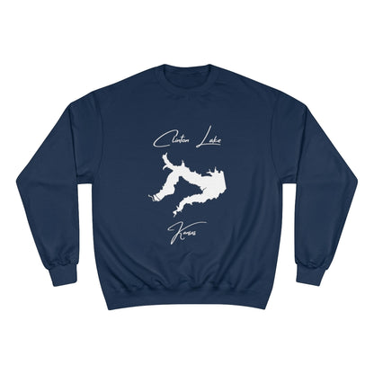 Kansas  Clinton  Lake  Sweatshirt  front  position  view  from  front  navy.webp