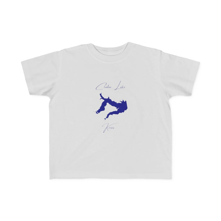 Kansas  Clinton  Lake  Toddler  T-shirt  front  position  view  from  front  silver.webp