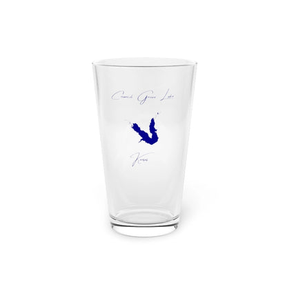 Kansas  Council  Grove  Lake  16oz  Pint  Glass  front  position  view  from  front  16oz.webp