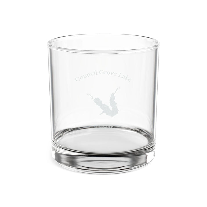 Kansas  Council  Grove  Lake  Engraved  Whiskey  Glass  other  position  view  from  front  10.5oz.webp