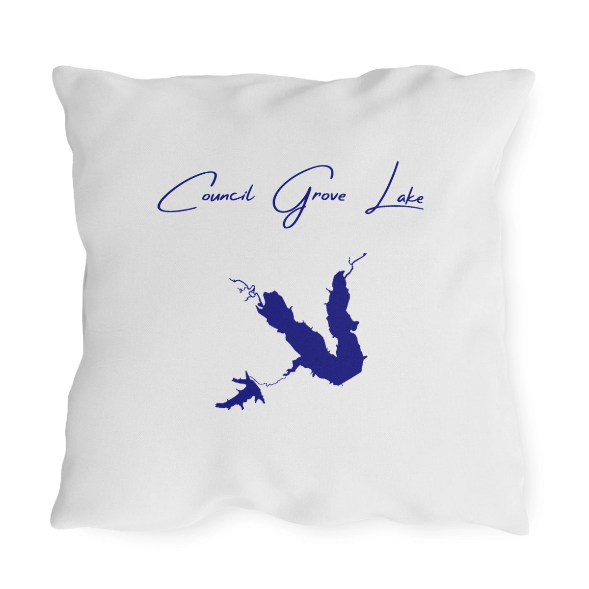 Kansas  Council  Grove  Lake  Outdoor  Pillow  back  position  view  from  back  20  x  20.webp