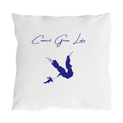 Kansas  Council  Grove  Lake  Outdoor  Pillow  front  position  view  from  front  16  x  16.webp