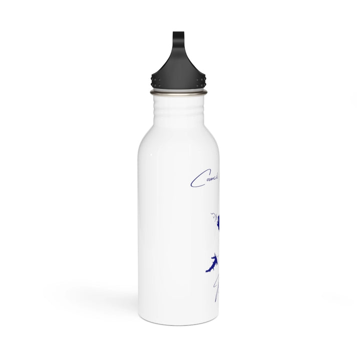 Kansas  Council  Grove  Lake  Water  bottle  other  position  view  from  left  white.webp