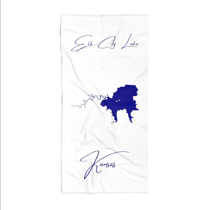 Kansas  Elk  City  Lake  Beach  Towel  front  position  view  from  front  36  x  72.webp