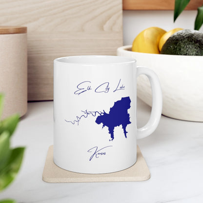 Kansas  Elk  City  Lake  Ceramic  Mug  other  position  view  from  context-4  11oz.webp