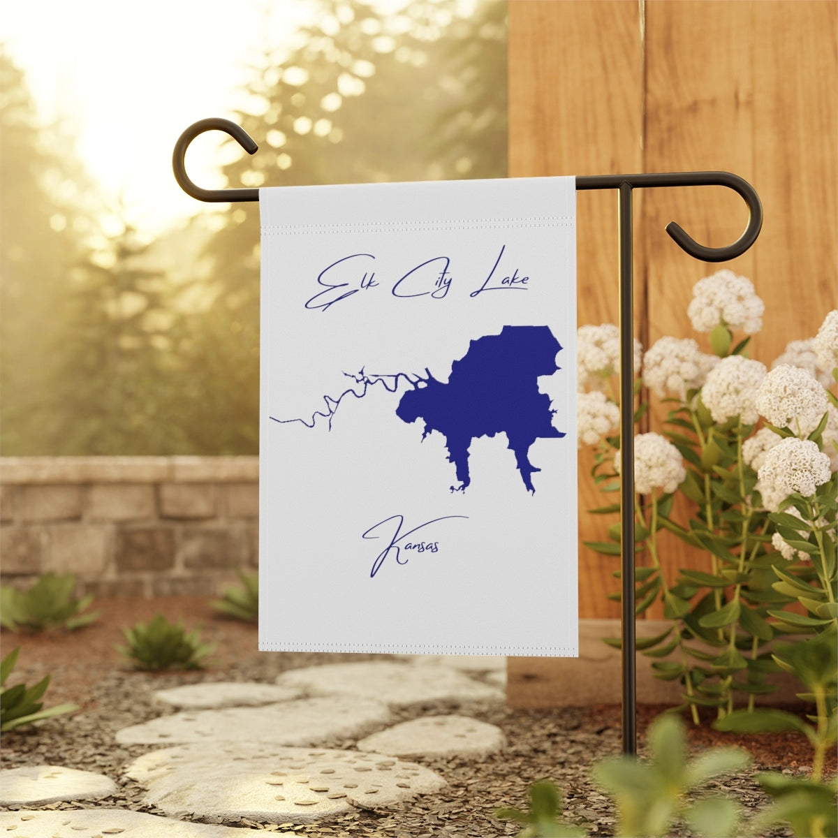 Kansas  Elk  City  Lake  Garden  Banner  other  position  view  from  context-1  12''  x  18''.webp