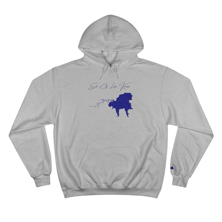 Kansas  Elk  City  Lake  Hoodie  front  position  view  from  front  light  steel.webp