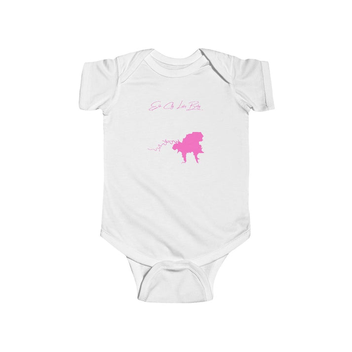 Kansas  Elk  City  Lake  Onesie  front  position  view  from  front  white.webp