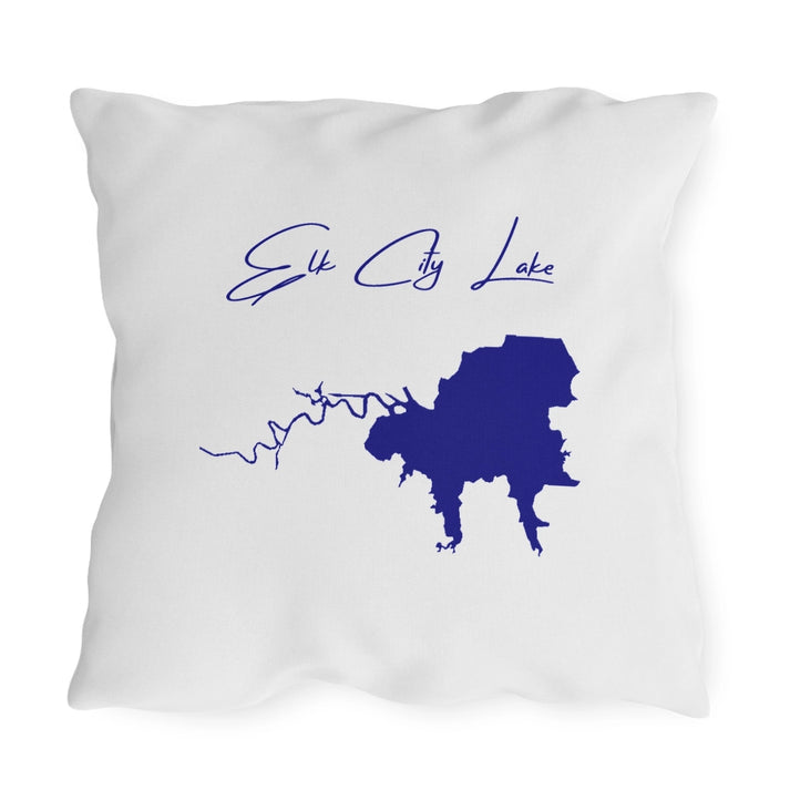 Kansas  Elk  City  Lake  Outdoor  Pillow  back  position  view  from  back  20  x  20.webp