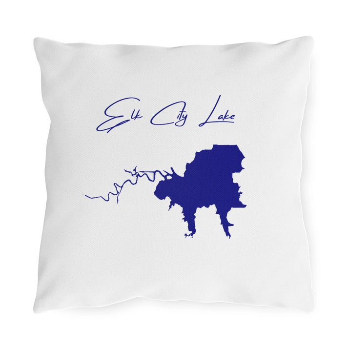 Kansas  Elk  City  Lake  Outdoor  Pillow  front  position  view  from  front  16  x  16.webp