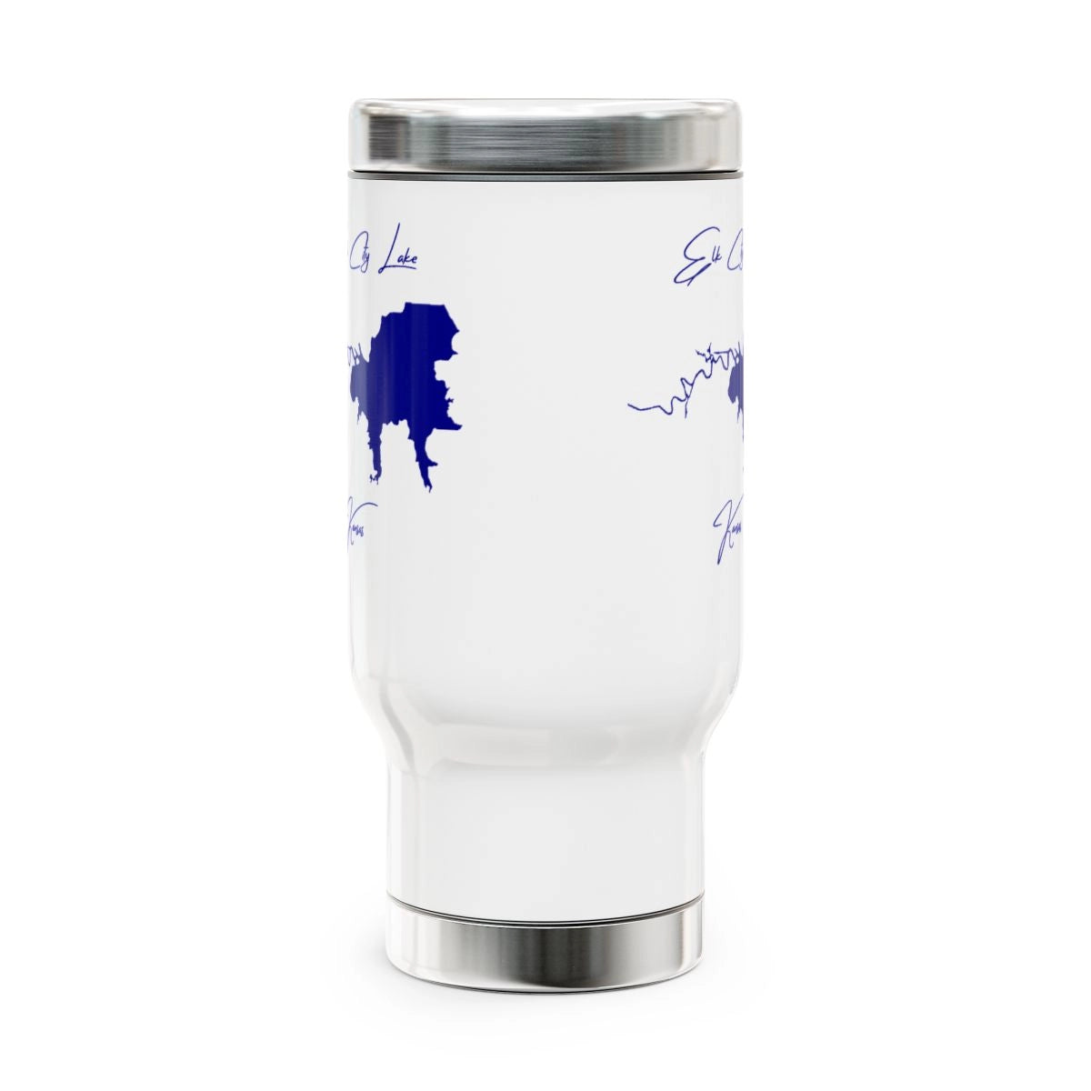 Kansas  Elk  City  Lake  Travel  Mug  other  position  view  from  front  14oz.webp