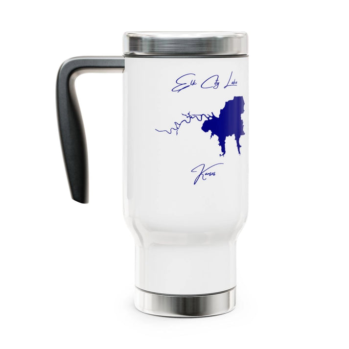 Kansas  Elk  City  Lake  Travel  Mug  other  position  view  from  left  14oz.webp
