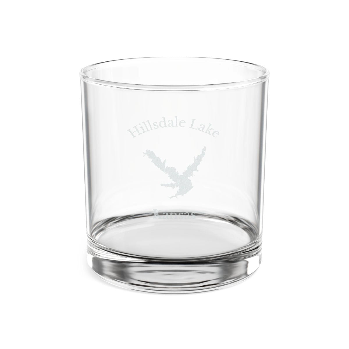 Kansas  Hillsdale  Lake  Engraved  Whiskey  Glass  other  position  view  from  front  10.5oz.webp