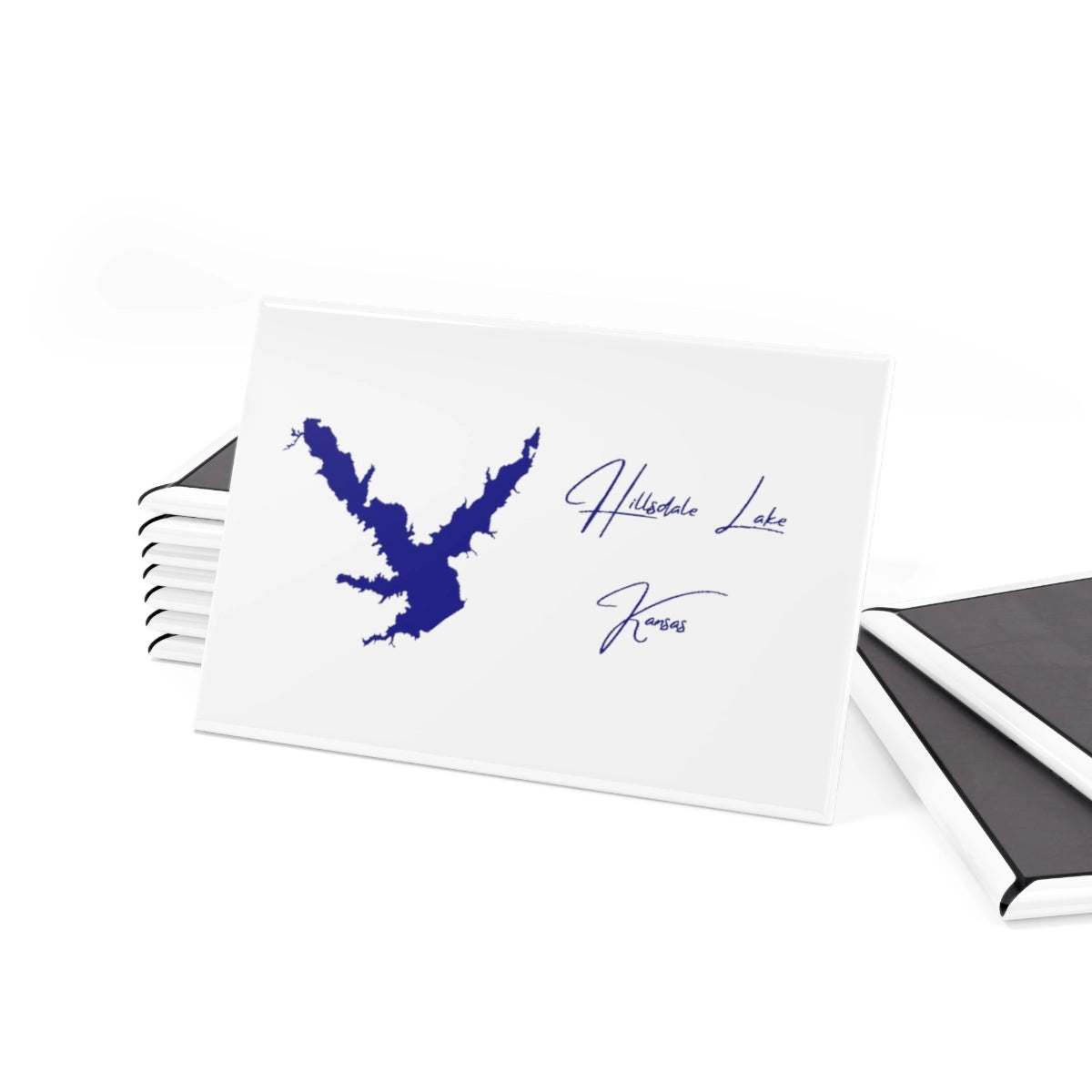 Kansas  Hillsdale  Lake  Magnet  front  position  view  from  set  2  x  3.webp