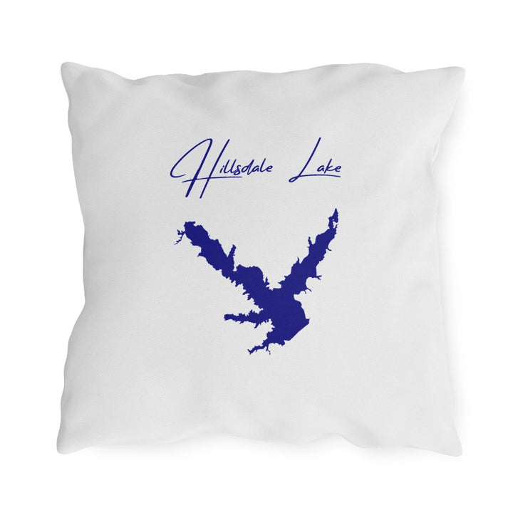 Kansas  Hillsdale  Lake  Outdoor  Pillow  back  position  view  from  back  18  x  18.webp