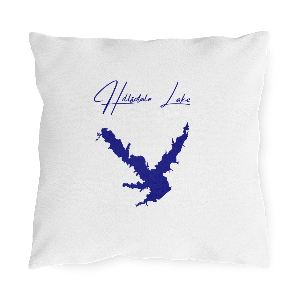 Kansas  Hillsdale  Lake  Outdoor  Pillow  front  position  view  from  front  16  x  16.webp