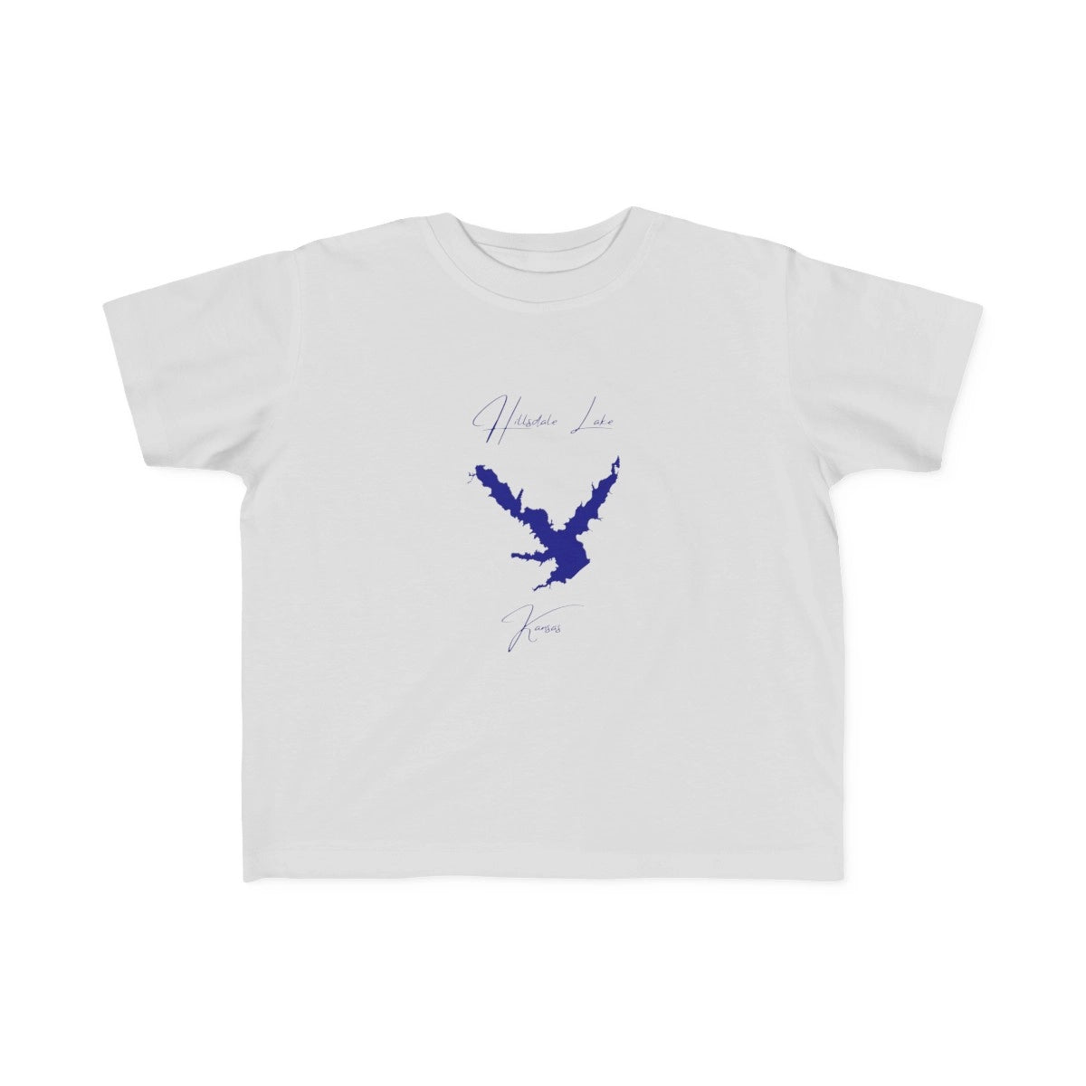 Kansas  Hillsdale  Lake  Toddler  T-shirt  front  position  view  from  front  silver.webp