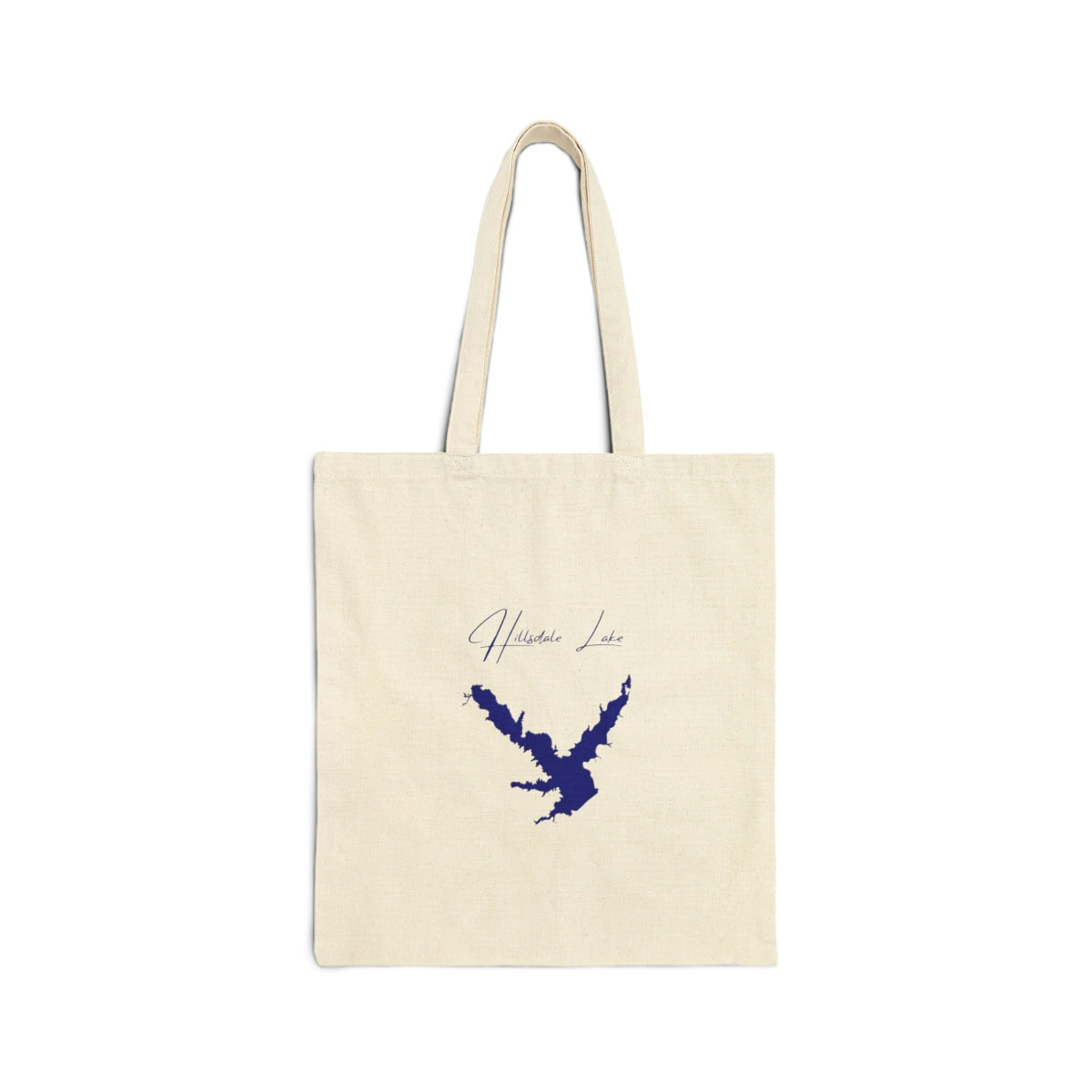 Kansas  Hillsdale  Lake  Tote  Bag  front  position  view  from  front  15  x  16.webp