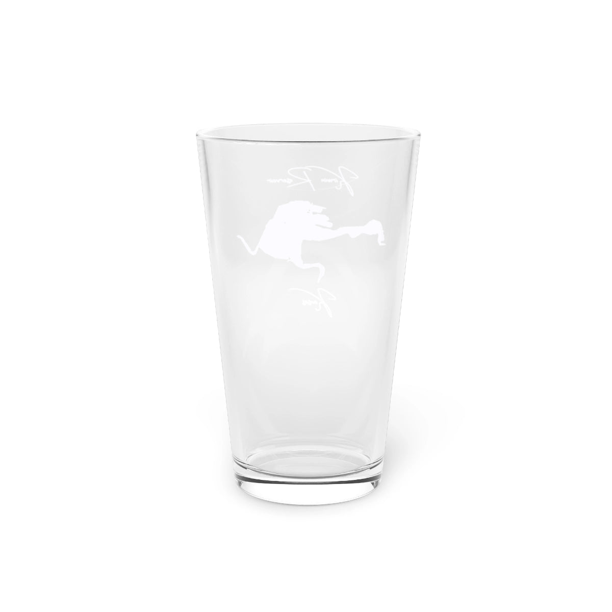 Kansas  Kirwin  Reservoir  16oz  Pint  Glass  front  position  view  from  back  16oz.webp