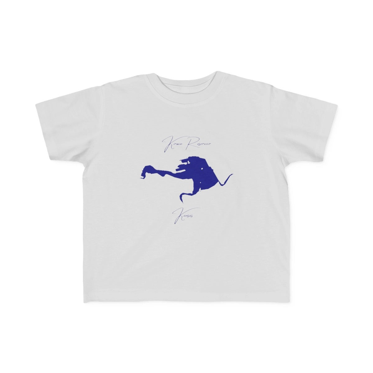 Kansas  Kirwin  Reservoir  Toddler  T-shirt  front  position  view  from  front  silver.webp
