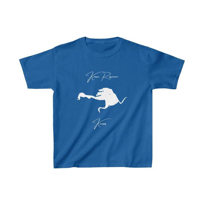 Kansas  Kirwin  Reservoir  Youth  T-shirt  front  position  view  from  front  royal.webp