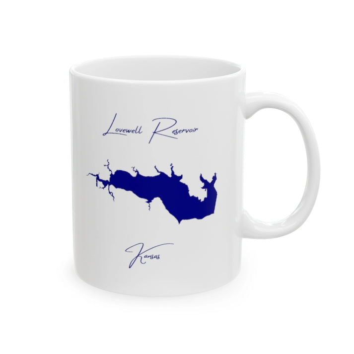 Kansas  Lovewell  Reservoir  Ceramic  Mug  other  position  view  from  right  11oz.webp