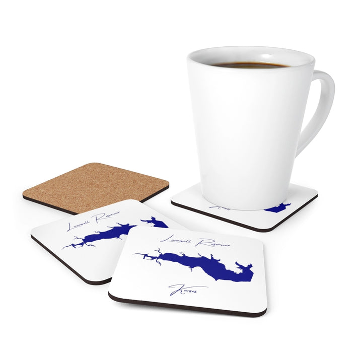 Kansas  Lovewell  Reservoir  Coaster  Set  front  position  view  from  context-1  3.75  x  3.75.webp