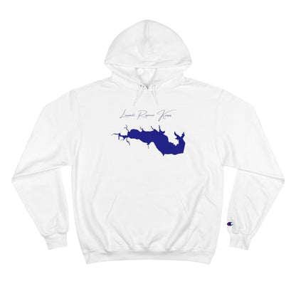 Kansas  Lovewell  Reservoir  Hoodie  front  position  view  from  front  white.webp