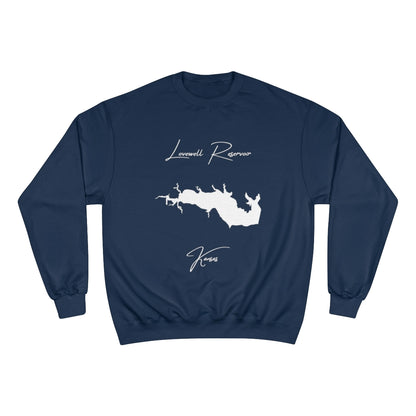 Kansas  Lovewell  Reservoir  Sweatshirt  front  position  view  from  front  navy.webp