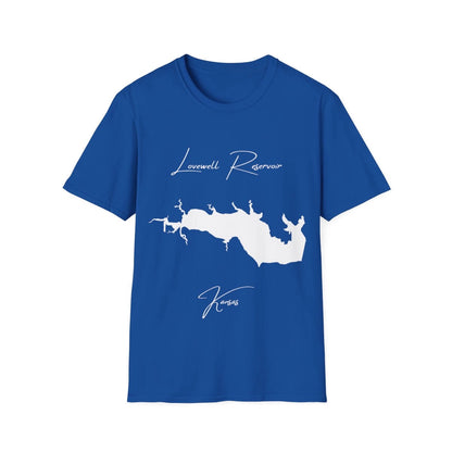Kansas  Lovewell  Reservoir  T-shirt  front  position  view  from  front  royal.webp