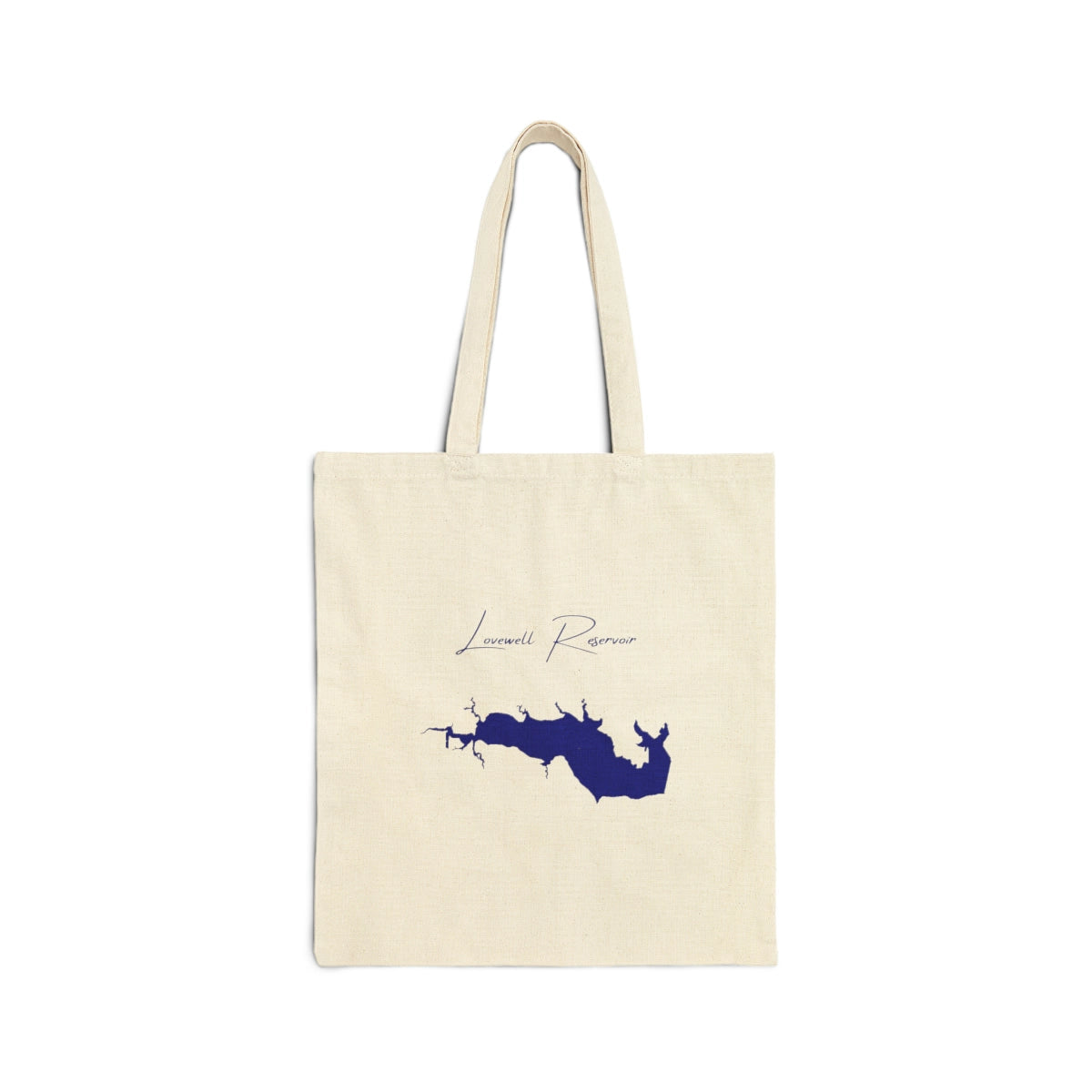 Kansas  Lovewell  Reservoir  Tote  Bag  back  position  view  from  back  15  x  16.webp